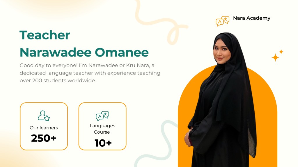 Learn Thai with Nara